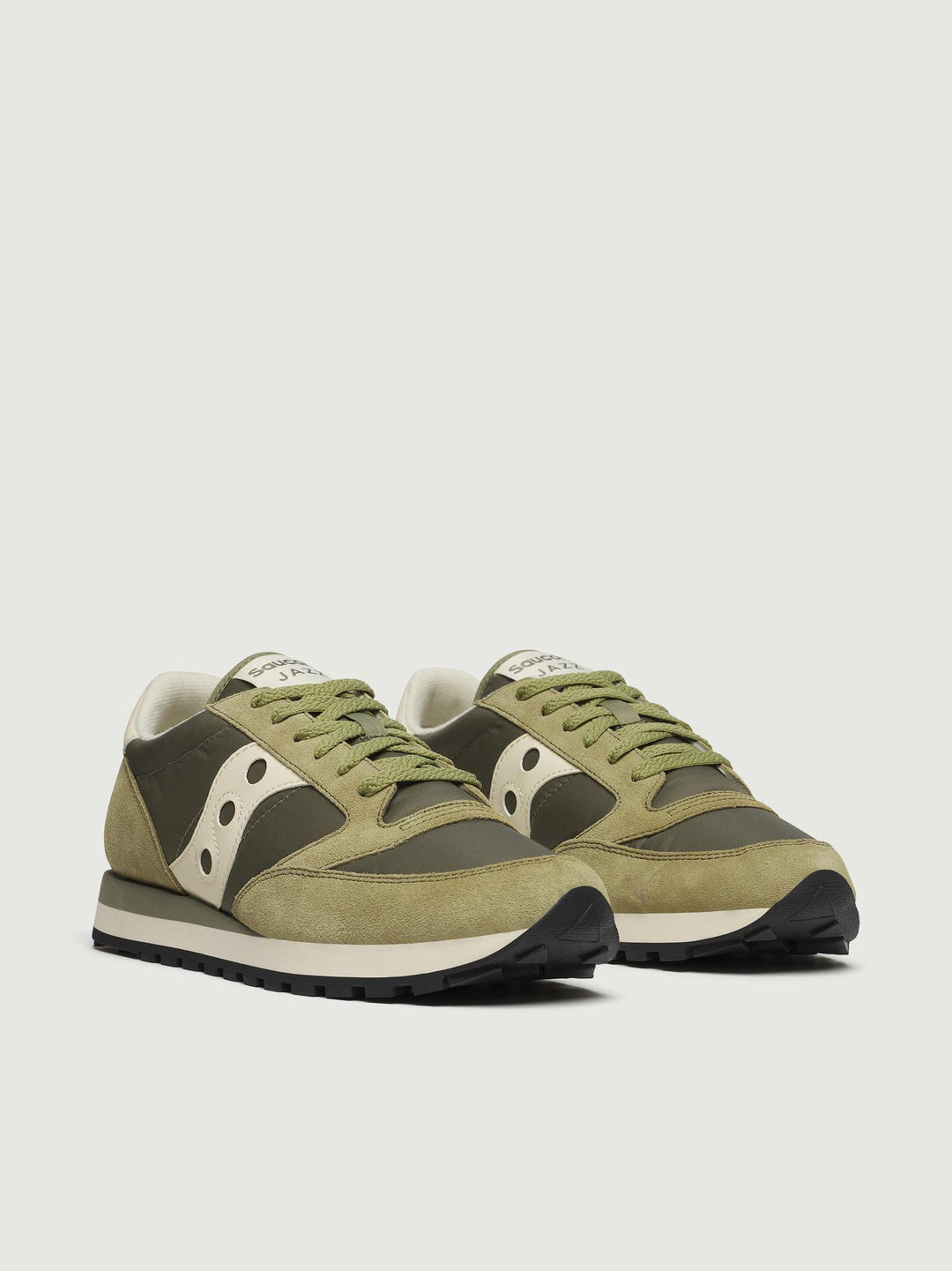 SNEAKER JAZZ ORIGINAL verde oliva E BIANCO