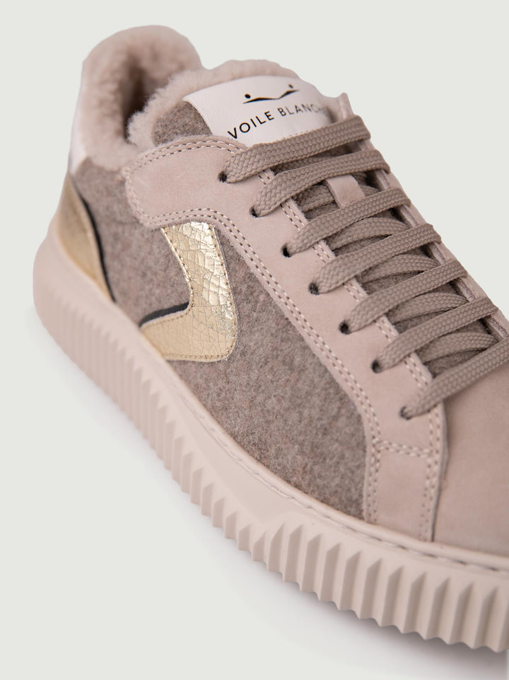 SNEAKER LIPARI MONTONE BEIGE CREMA