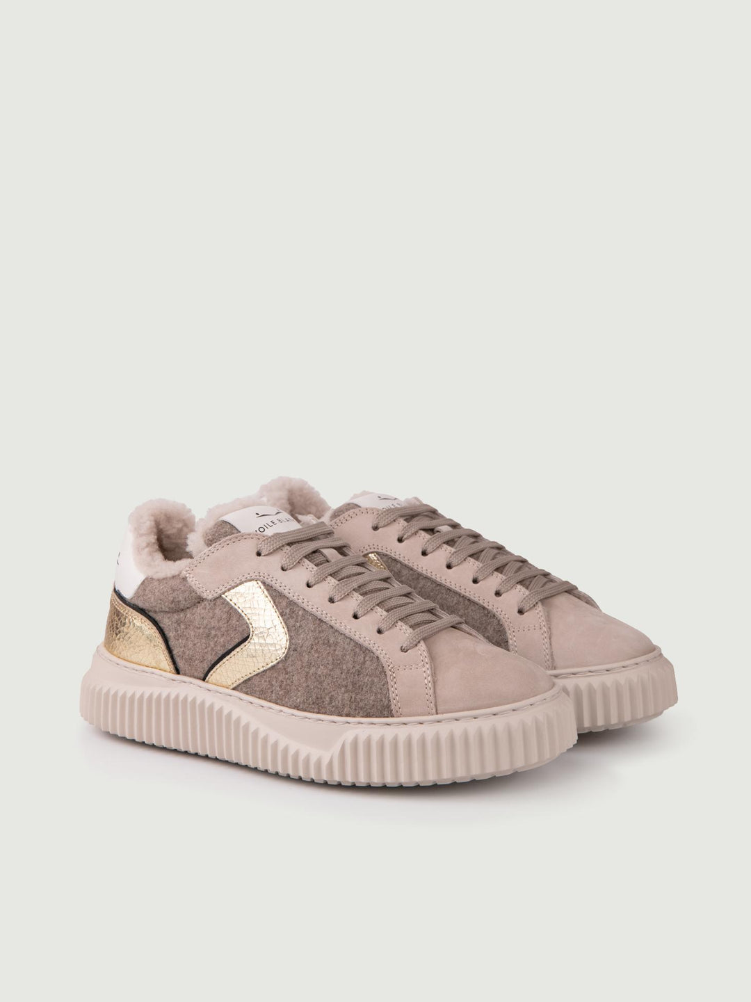 SNEAKER LIPARI MONTONE BEIGE CREMA