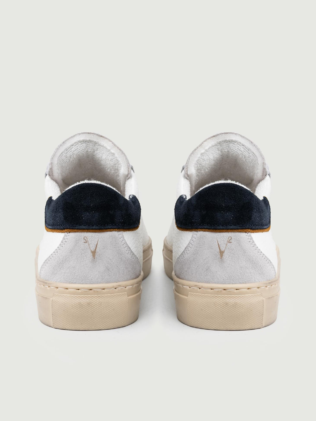 SNEAKER OLYMPIC BLU E CUOIO