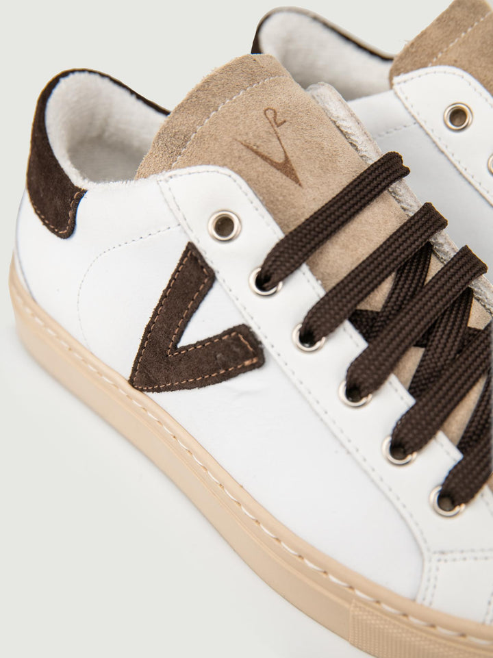 SNEAKER OLYMPIC DETTAGLI MORO