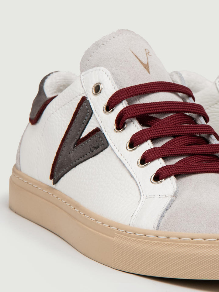 SNEAKER OLYMPIC GRIGIO BORDEAUX