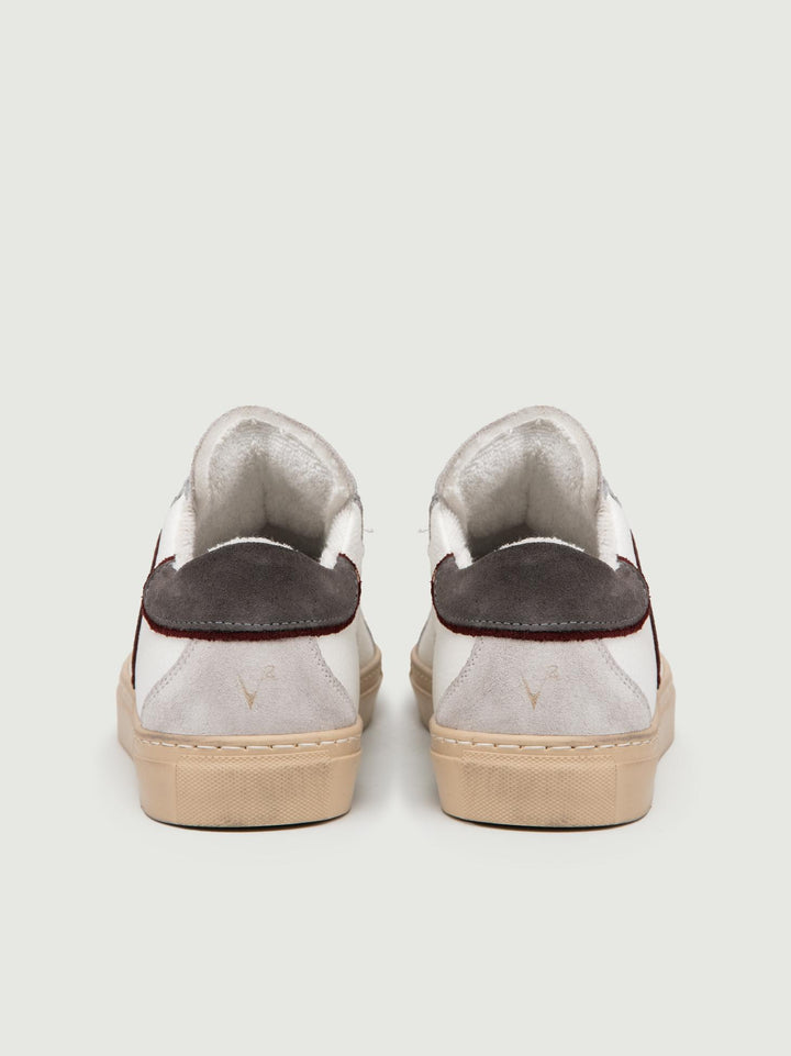 SNEAKER OLYMPIC GRIGIO BORDEAUX