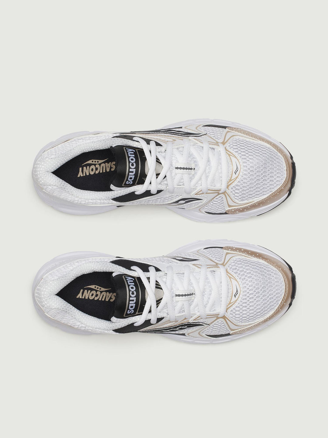 SNEAKER RIDE MILLENNIUM BIANCO ORO E NERO