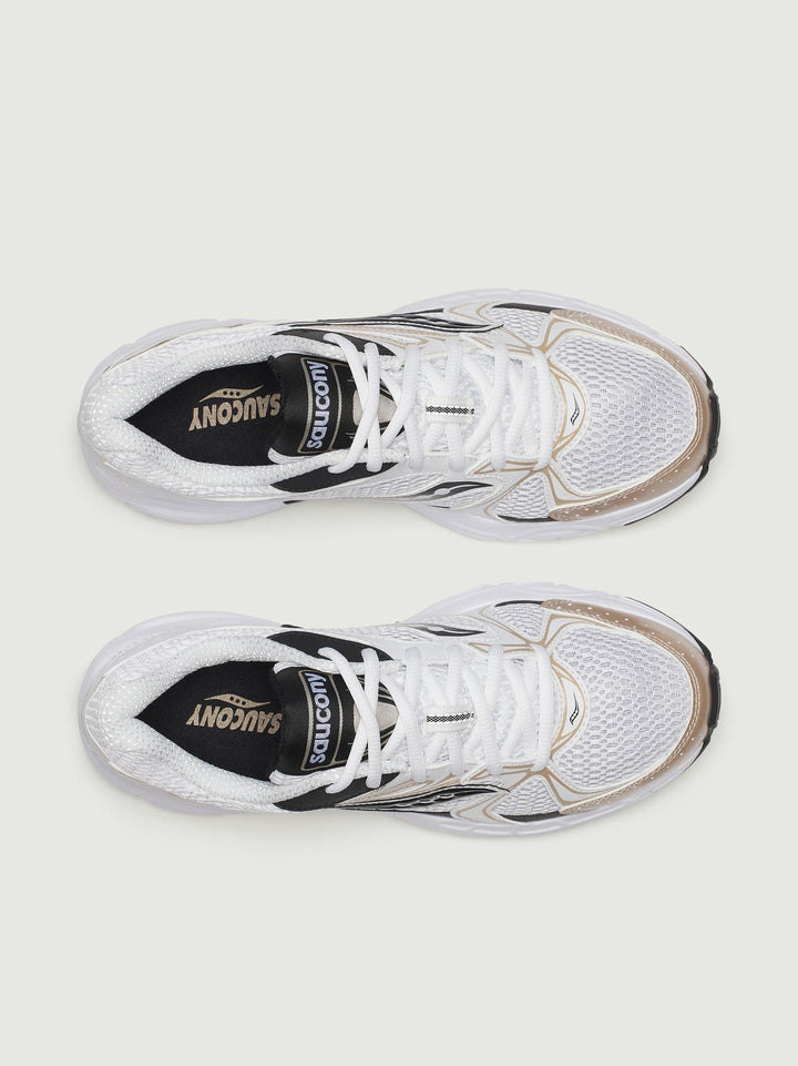 SNEAKER RIDE MILLENNIUM BIANCO ORO E NERO