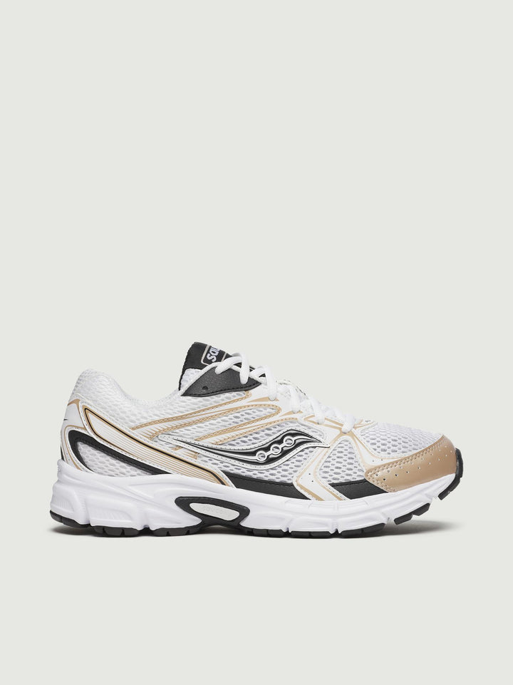SNEAKER RIDE MILLENNIUM BIANCO ORO E NERO