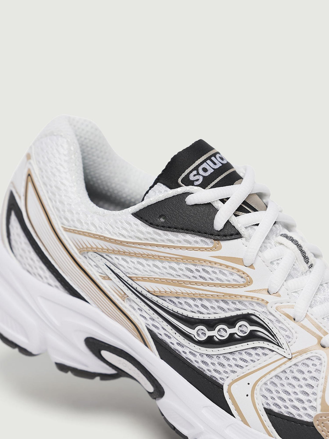 SNEAKER RIDE MILLENNIUM BIANCO ORO E NERO