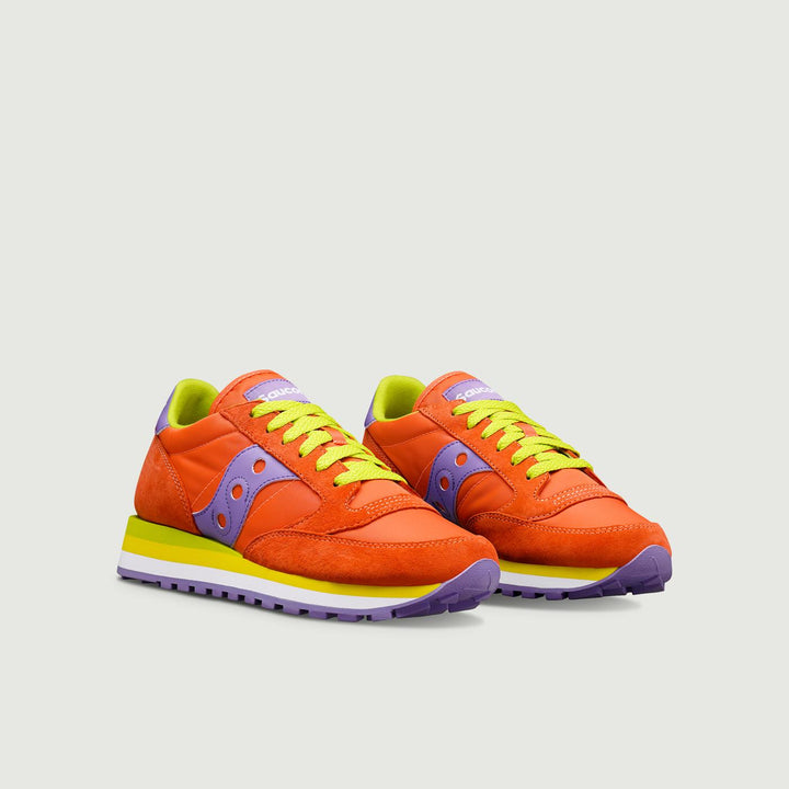 SNEAKER SAUCONY JAZZ TRIPLE ARANCIO E LILLA