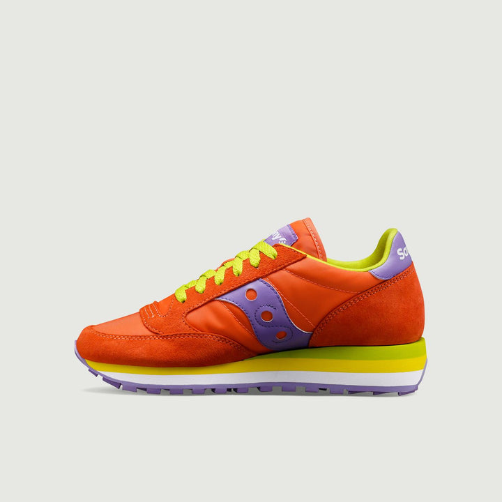 SNEAKER SAUCONY JAZZ TRIPLE ARANCIO E LILLA