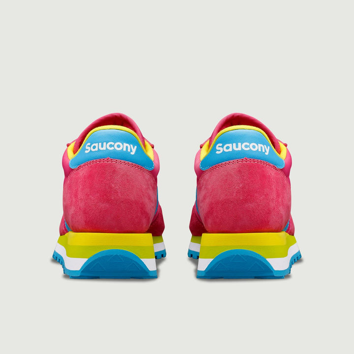 SNEAKER SAUCONY JAZZ TRIPLE ROSA AZZURRO E GIALLO