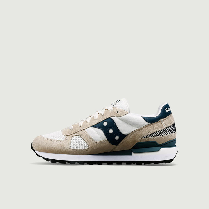 SNEAKER SHADOW ORIGINAL BIANCO E BLU NAVY
