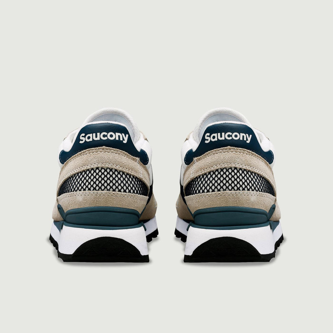 SNEAKER SHADOW ORIGINAL BIANCO E BLU NAVY