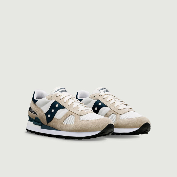 SNEAKER SHADOW ORIGINAL BIANCO E BLU NAVY