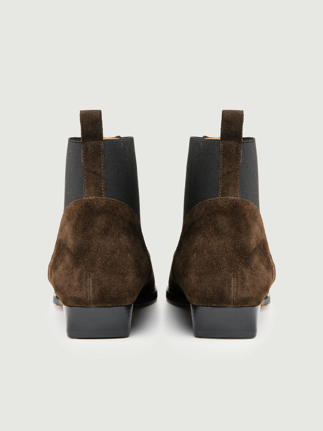 STIVALETTO IN CAMOSCIO CIOCCOLATO