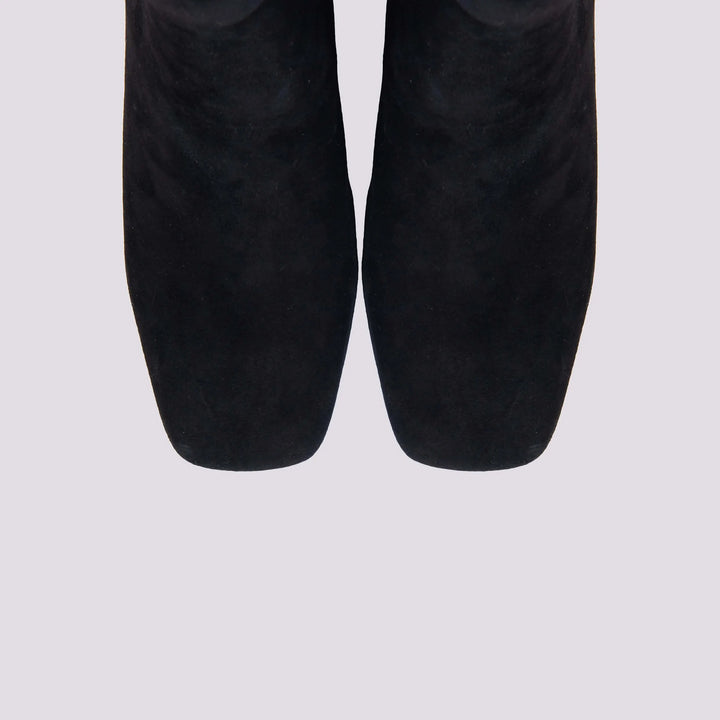 STIVALETTO IN CAMOSCIO CON FIBBIA
