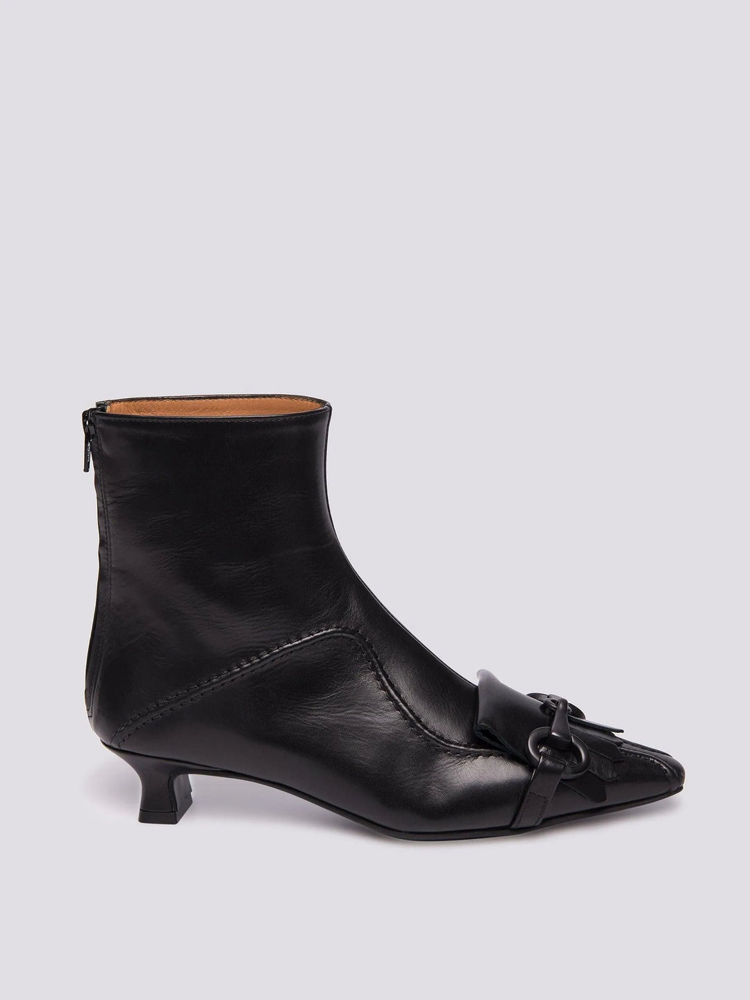 STIVALETTO IN NAPPA CON FRANGE