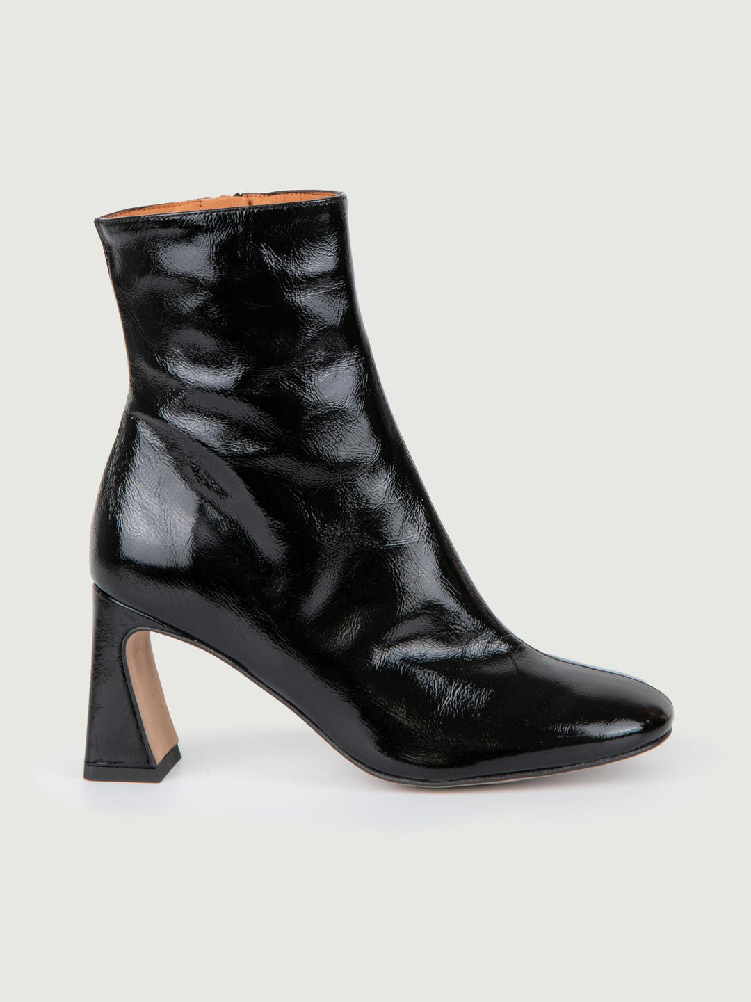 STIVALETTO IN PELLE NAPLAK NERA