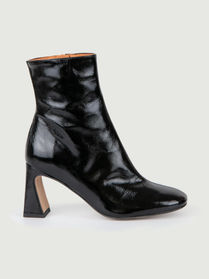 STIVALETTO IN PELLE NAPLAK NERA