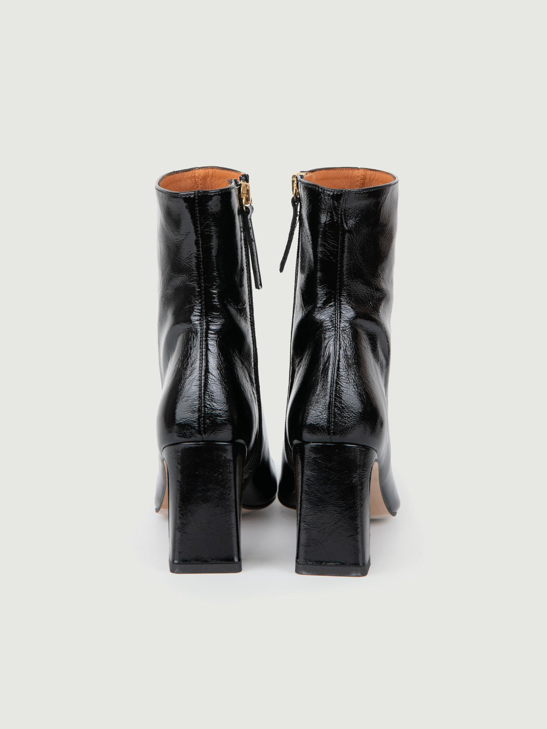 STIVALETTO IN PELLE NAPLAK NERA