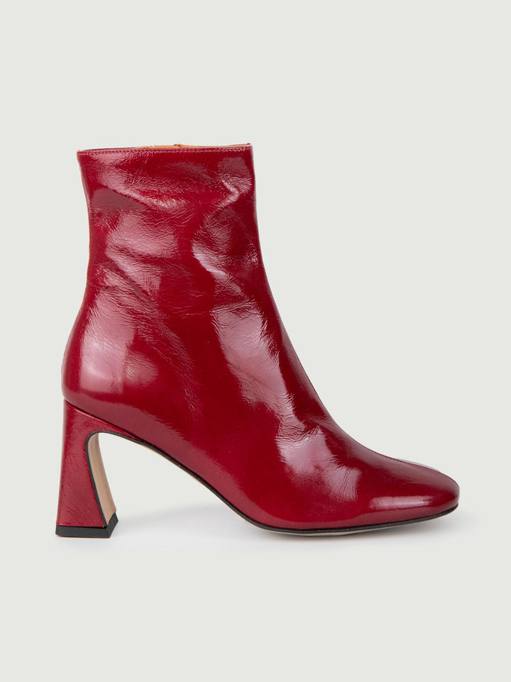STIVALETTO IN PELLE NAPLAK ROSSA