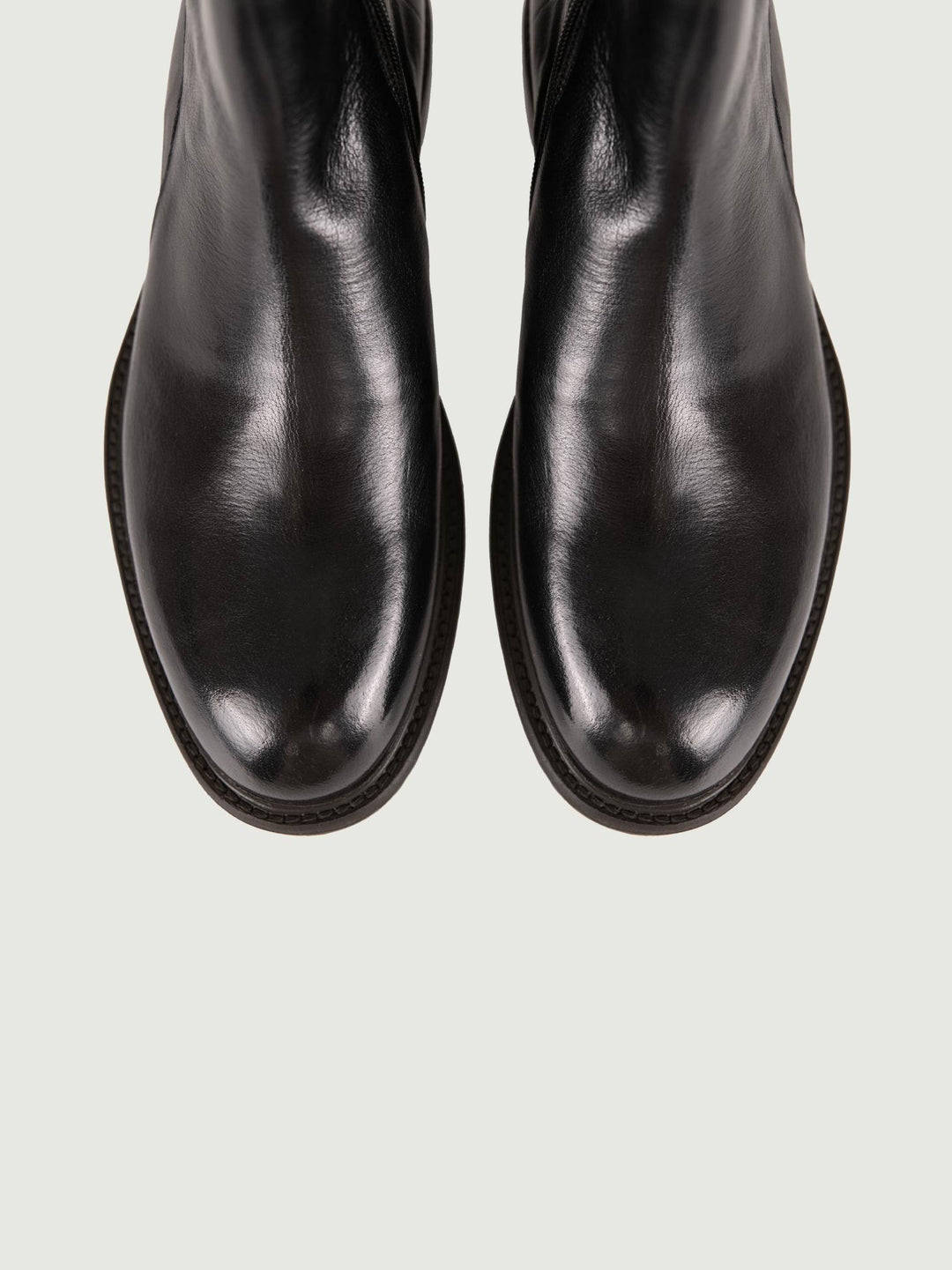 STIVALETTO IN PELLE NERA