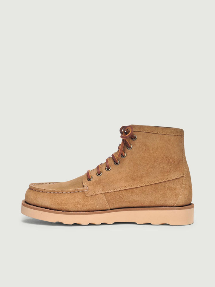 STIVALETTO TALA MID SUEDE CAMEL