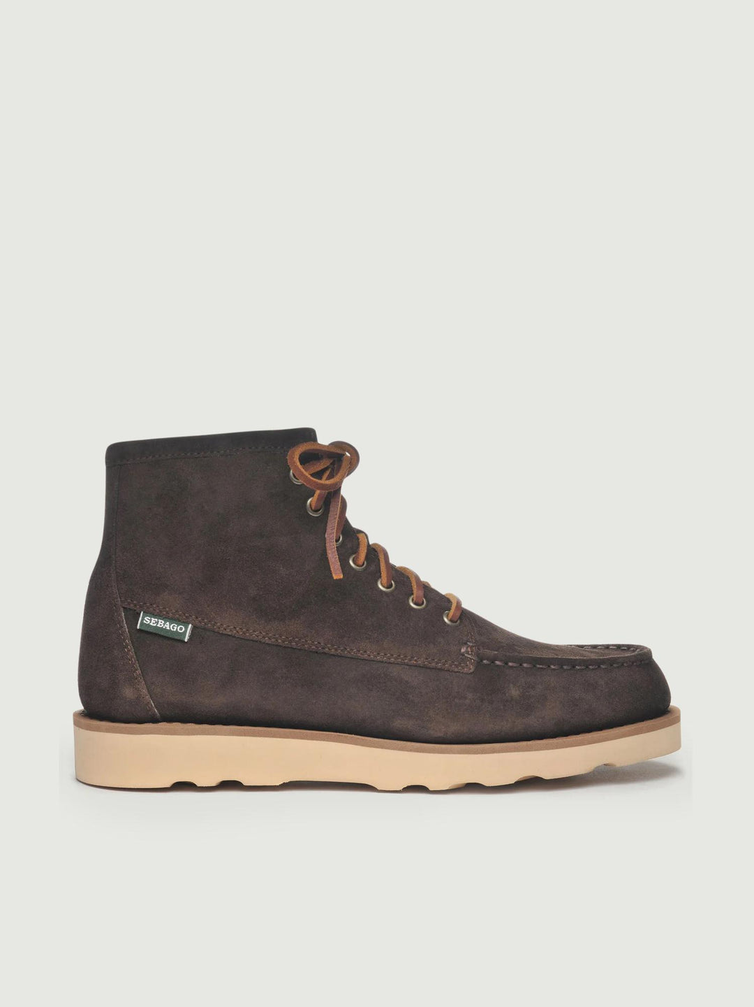 STIVALETTO TALA MID SUEDE DARK BROWN