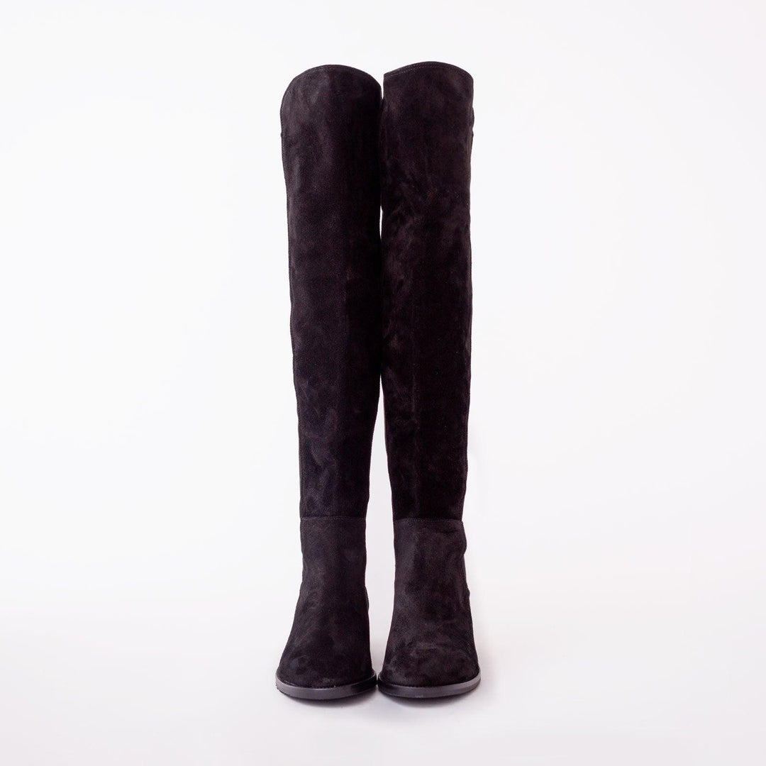 STIVALE ALTO IN CAMOSCIO