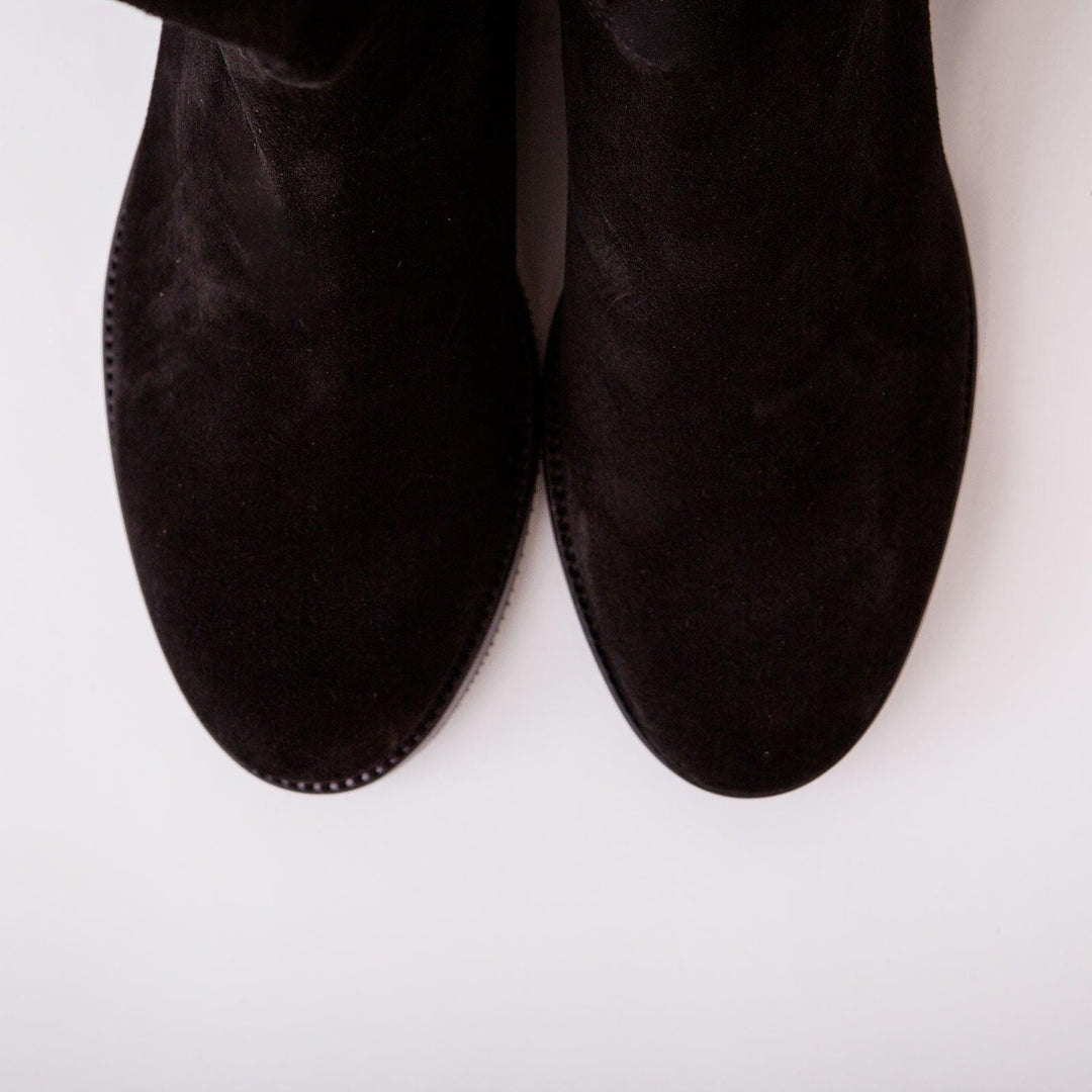 STIVALE ALTO IN CAMOSCIO