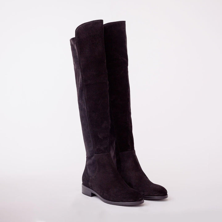 STIVALE ALTO IN CAMOSCIO