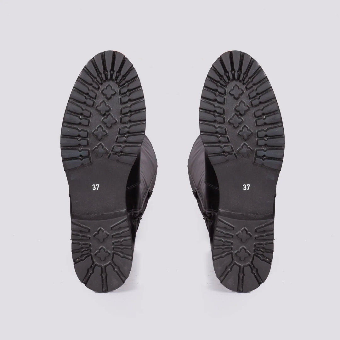 STIVALE ALTO IN PELLE NAPPA