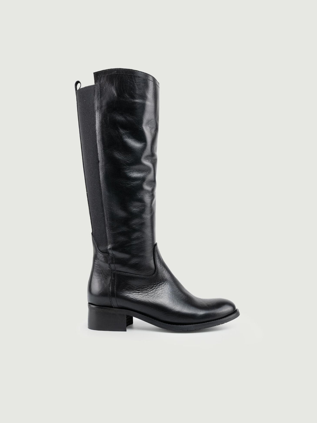 STIVALE CAVALLERIZZA IN PELLE NERO