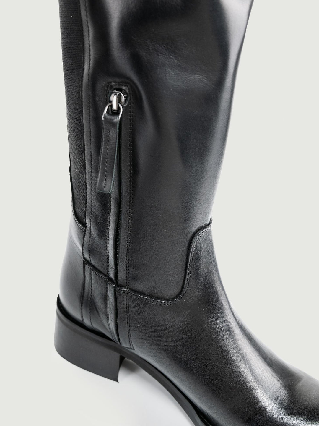 STIVALE CAVALLERIZZA IN PELLE NERO