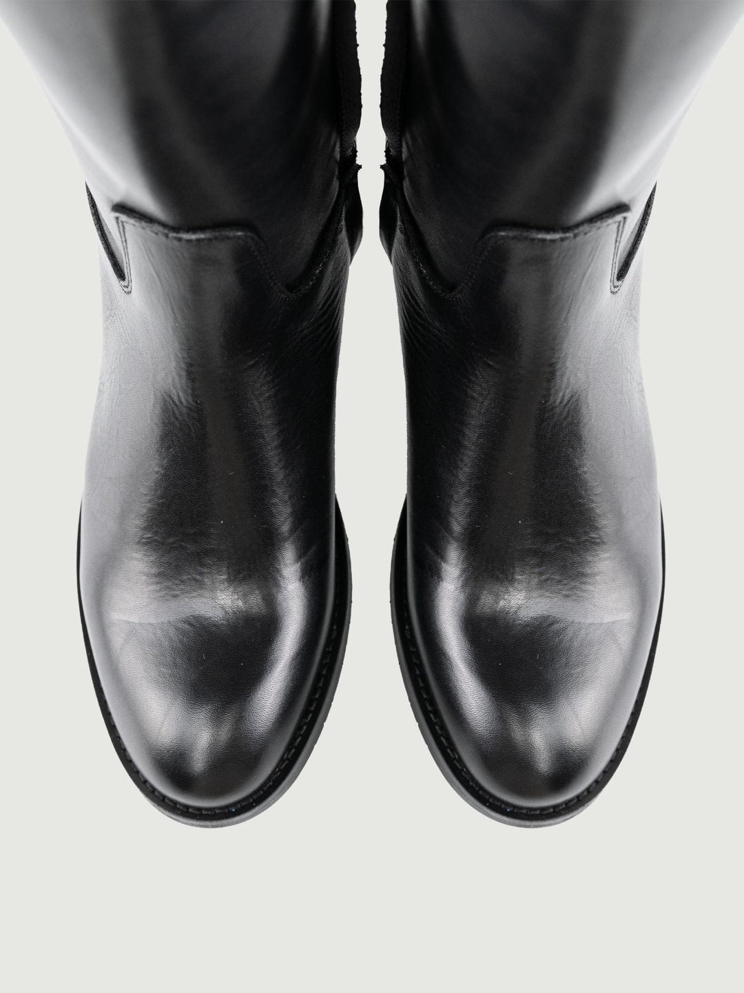 STIVALE CAVALLERIZZA IN PELLE NERO