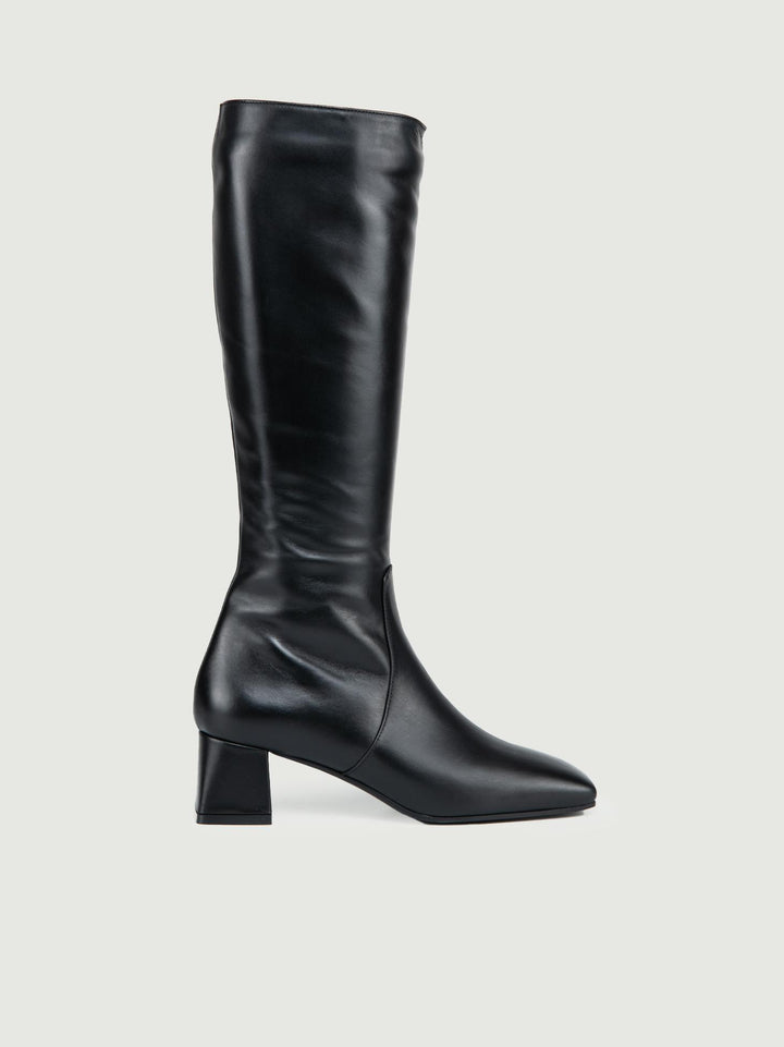STIVALE IN PELLE NERO
