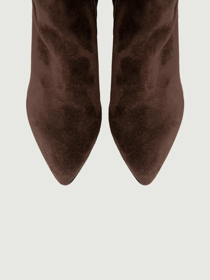STIVALE SCAMOSCIATO MARRONE