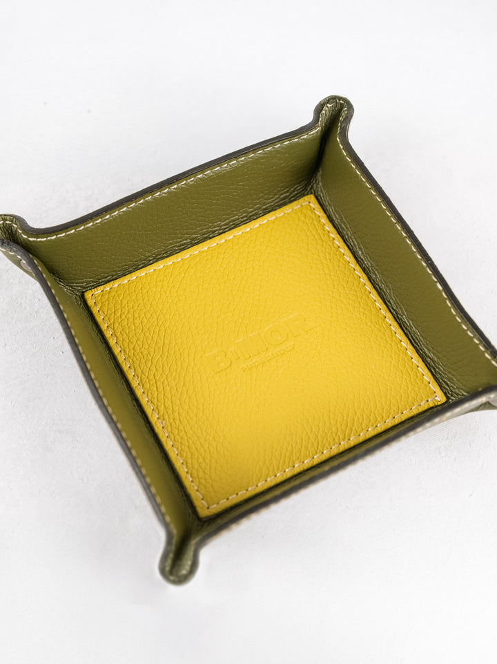 SVUOTATASCHE IN PELLE verde