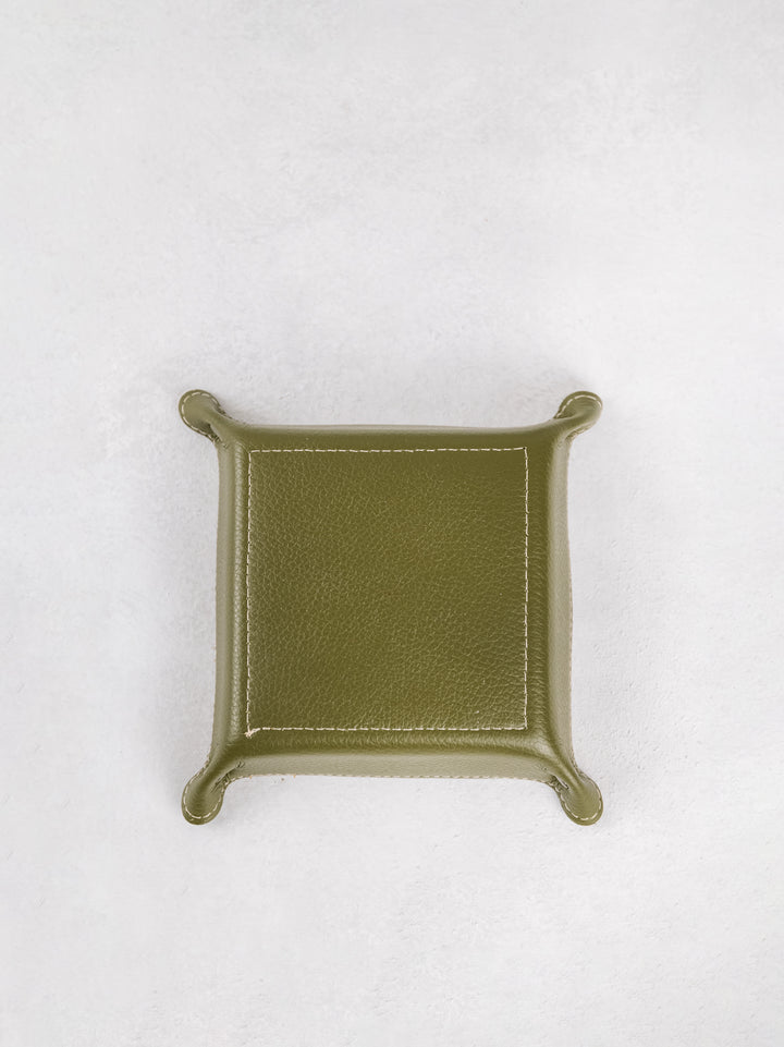SVUOTATASCHE IN PELLE verde