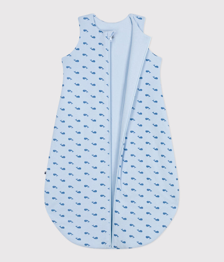 Sacco nanna in cotone con balena stampata neonato tog 2