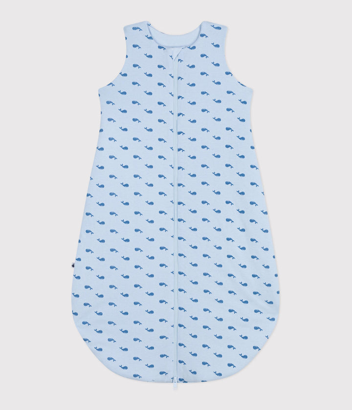 Sacco nanna in cotone con balena stampata neonato tog 2