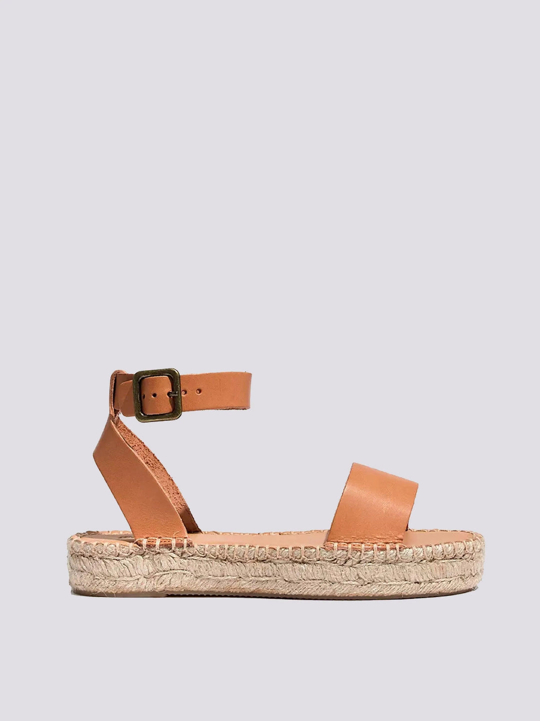 Sandalo con suola in corda<BR/>