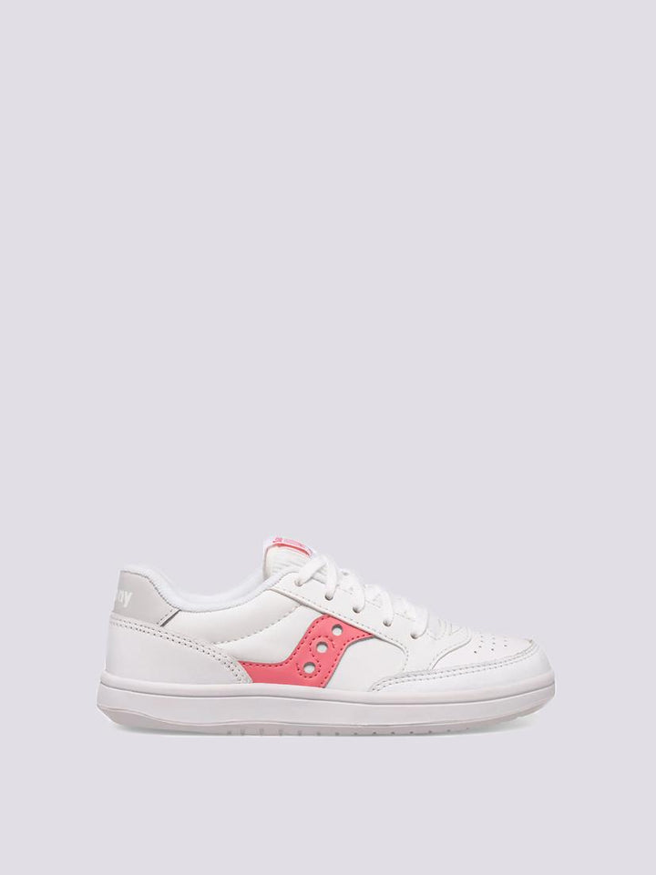 Saucony Jazz Court bianco rosa  bambina