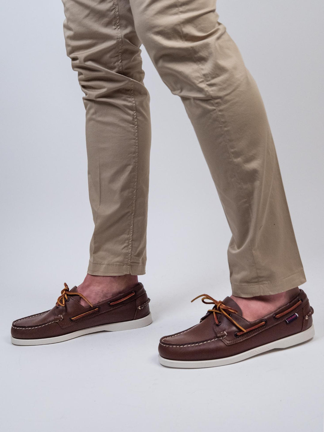 Scarpa da barca a vela Dockside Portland Marrone