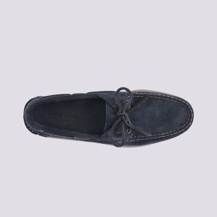 Scarpa da barca a vela Portland camoscio Blue
