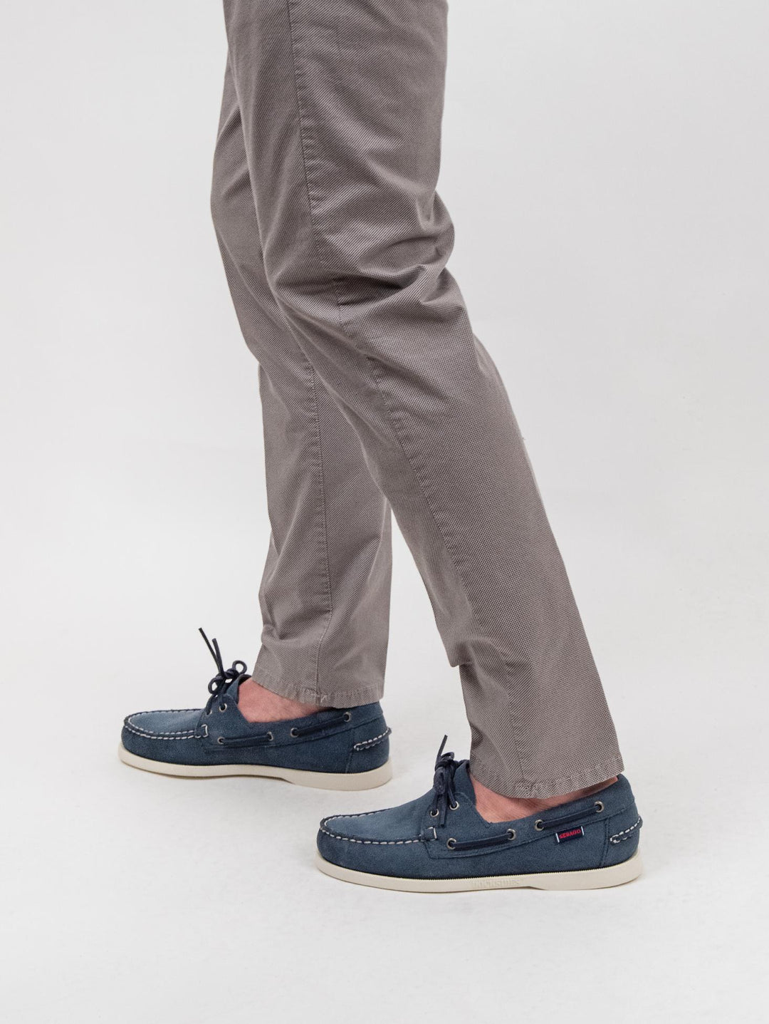 Scarpa da barca a vela Portland camoscio Blue