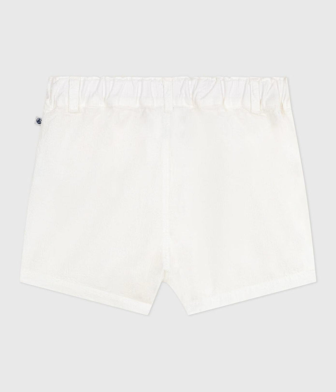 Shorts in seersucker a righe bebè