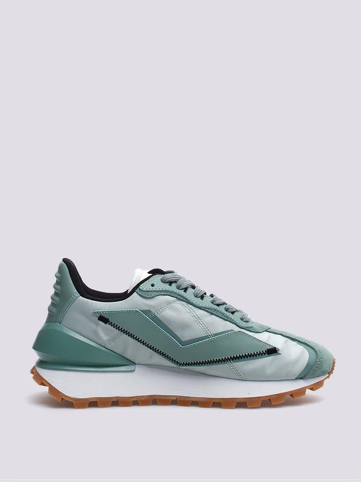 Sneaker Qwark in suede e tessuto tecnico
