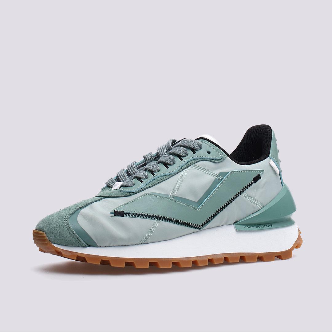 Sneaker Qwark in suede e tessuto tecnico
