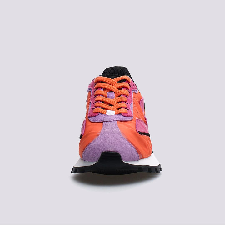 Sneaker Qwark in suede e tessuto tecnico