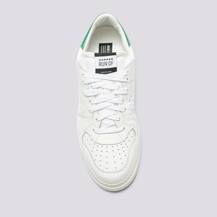 Sneaker Run Of CLASSIC bianco verde
